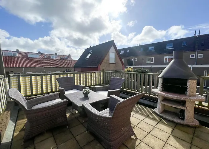 Vakantiewoning Met Dakterras - 150M Van Strand